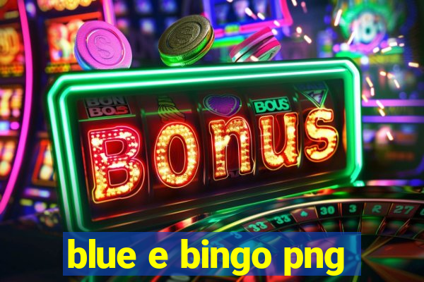 blue e bingo png